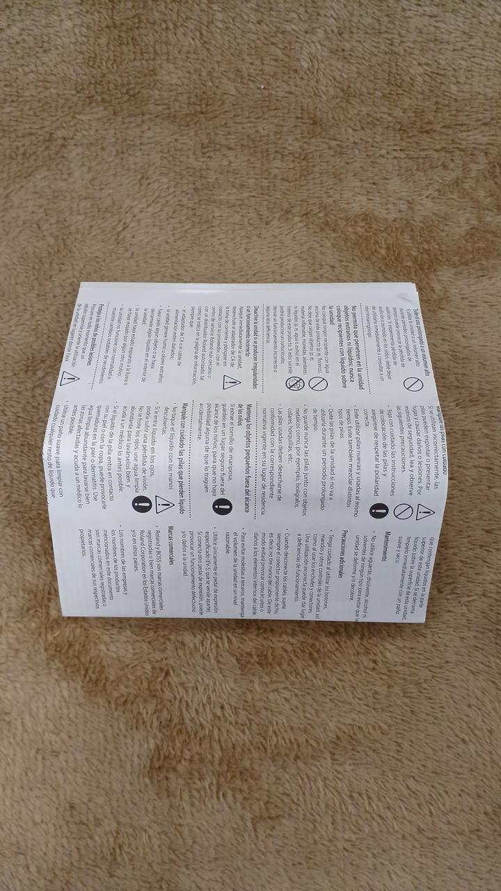 付属品は説明書のみ