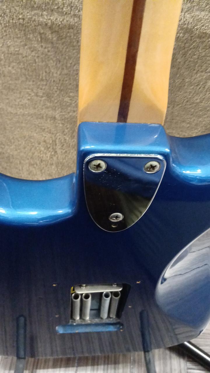 珍しい3点止めです