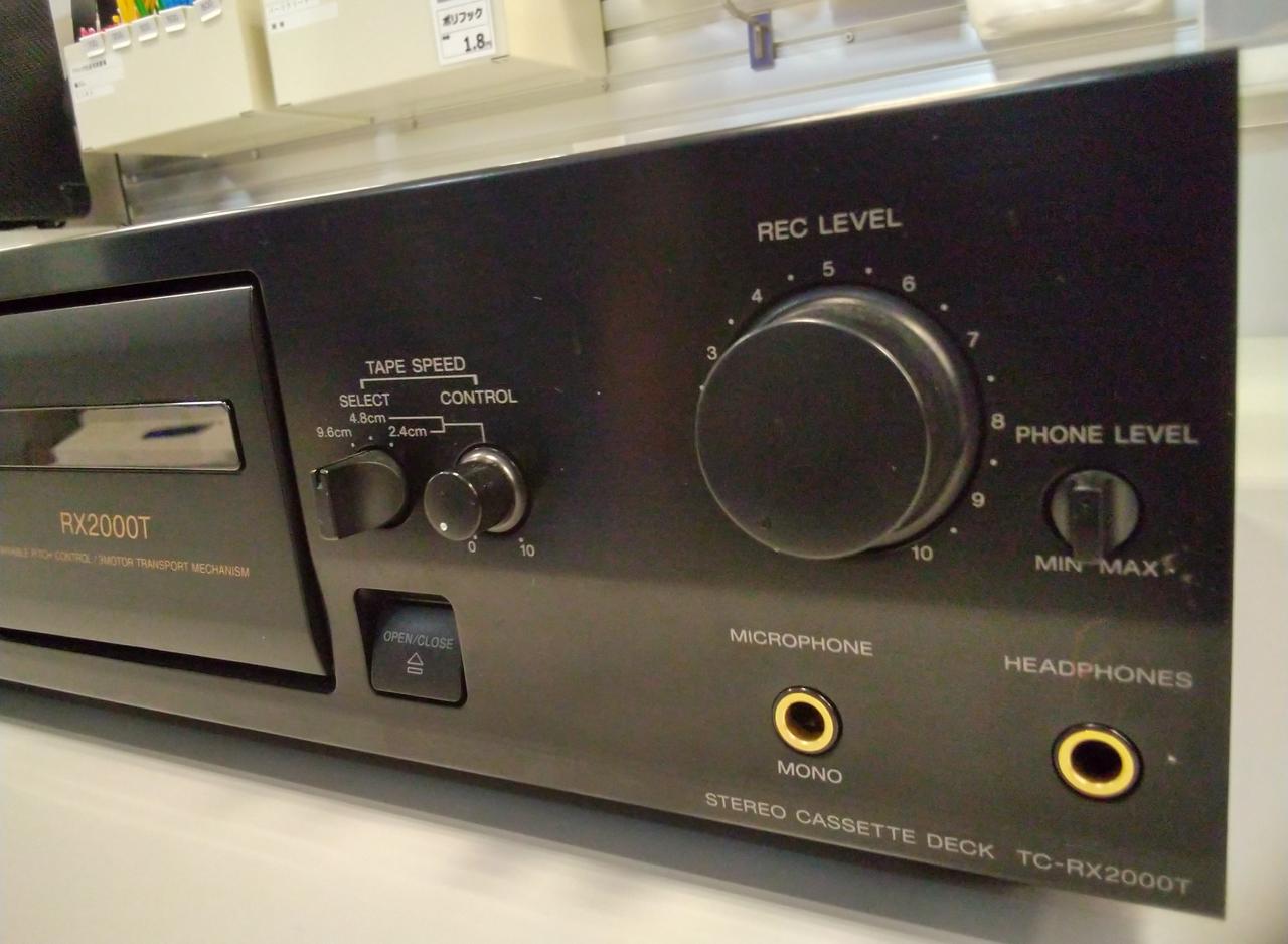 【希少】 SONY TC-RX2000T 3スピード シングルカセットデッキ 希少】 SONY TC-RX2000T 3スピード シングルカセットデッキ