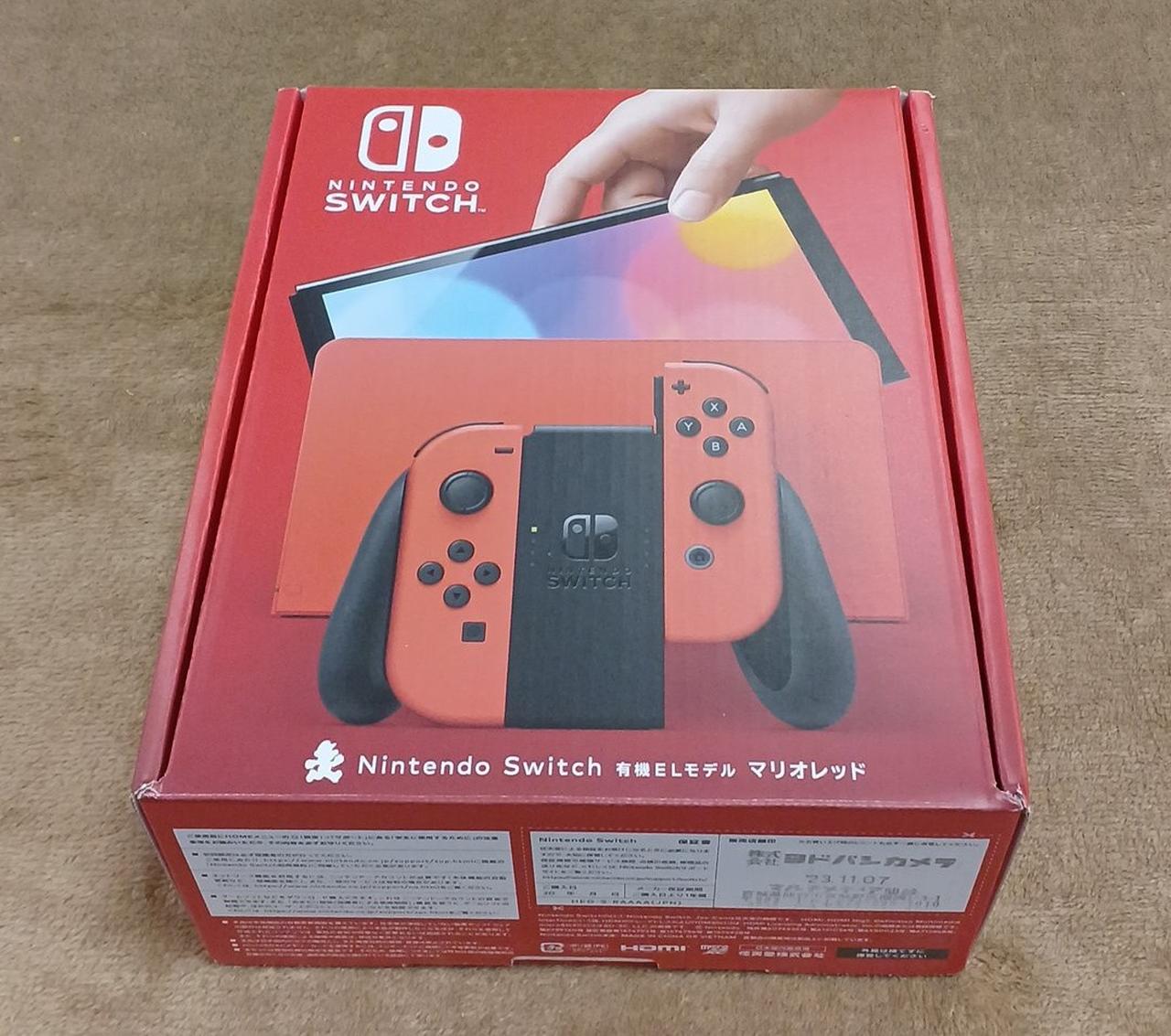 Nintendo Switch - 即日発送 !! 店舗印なし新品未開封Switch有機EL マリオレッド本体 Nintendo Switch 有機ELモデル マリオレッド HEG-S-RAAAA ※量販