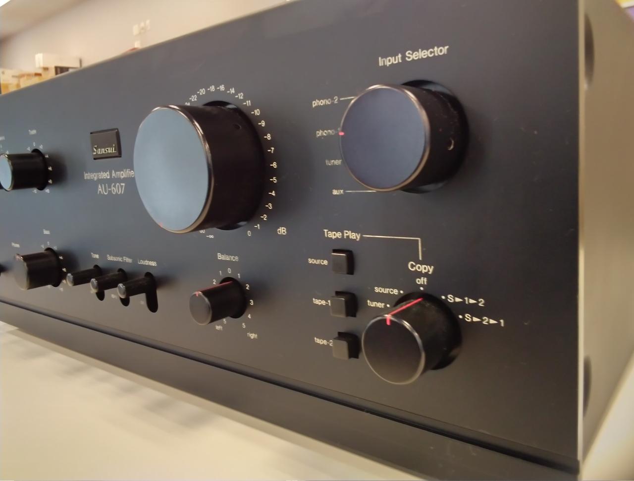 SANSUI AU-607 プリメインアンプ Amazon.co.jp: SANSUI 山水電気 サンスイ AU-607 ステレオプリメイン