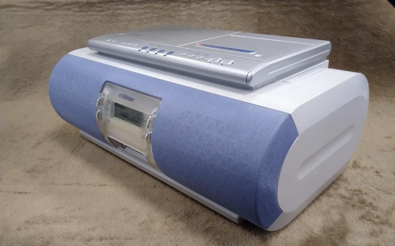 ビクターラジカセ AM/FMカセット PC-WR300 ビクターラジカセ AM/FM