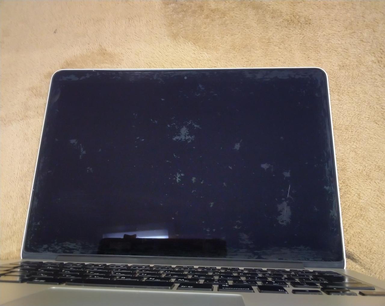 コーティングが剥がれてます。