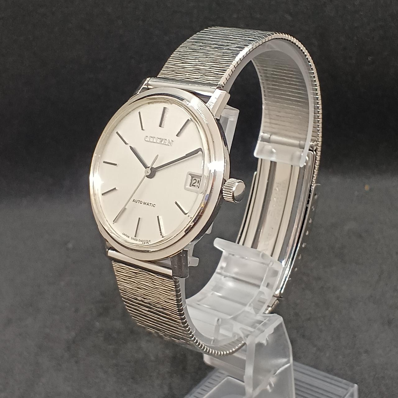Citizen Alarm 手巻き時計 シルバー JA-2729| シチズン アラーム 4H 17 