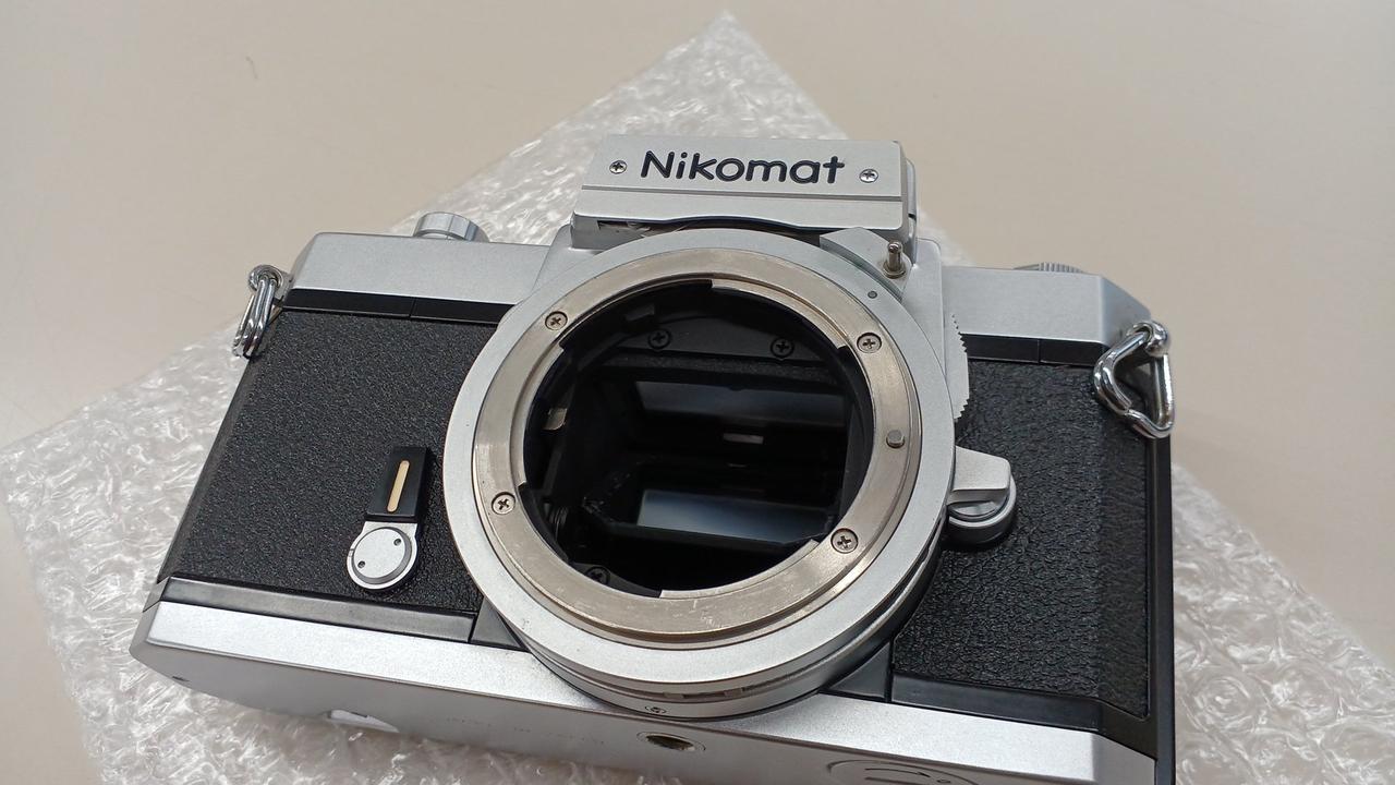 フィルムカメラ Nikomat OLYMPUS 24-092 リメイクカメラ Nikomat EL（ピスタチオグリーン