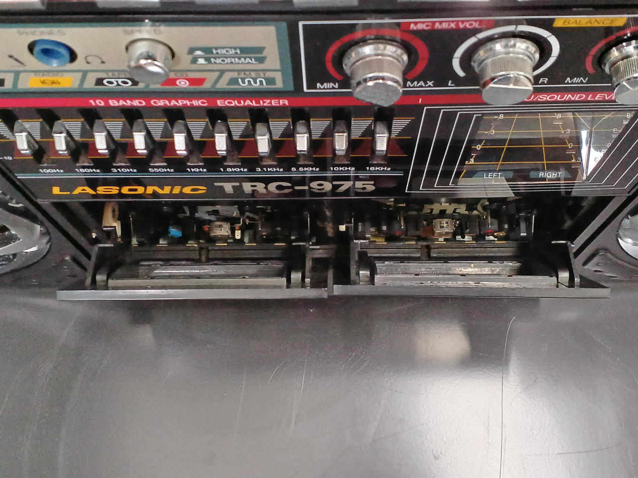 訳あり　希少品　LASONIC TRC-975 ラジカセ LASONiC[ラソニック] TRC-975 ラジカセ 新品未使用 激レア