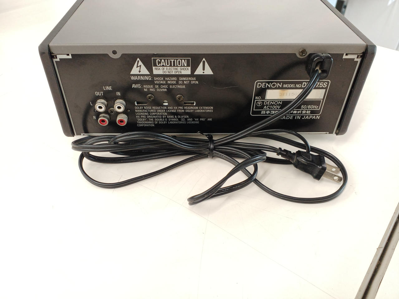 未開封】DENON DRR-M33-s(シルバー)カセットテープデッキ 未開封
