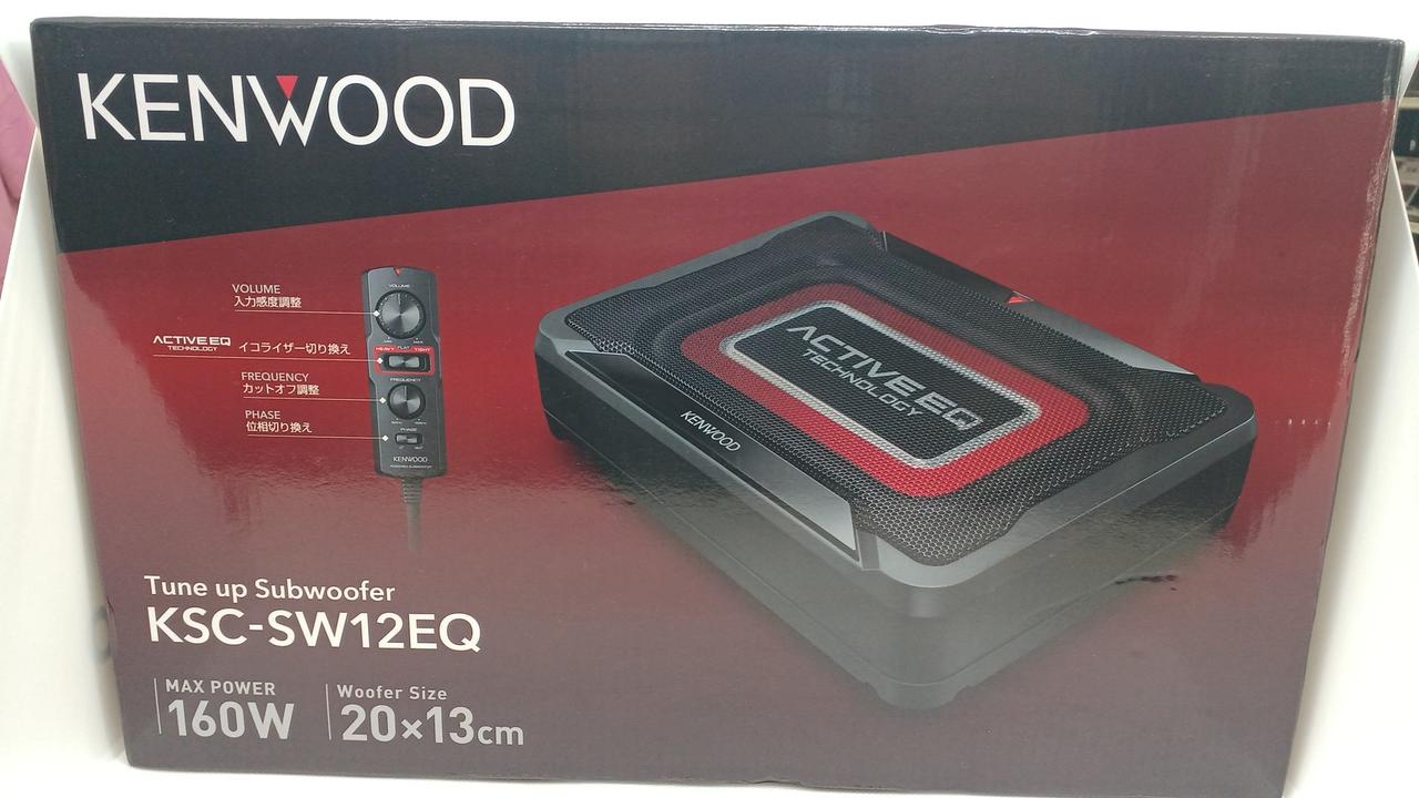 【美品】KENWOOD KSC-SW12EQ ウーファー KSC-SW12EQ | チューンアップ・サブウーファー | スピーカー