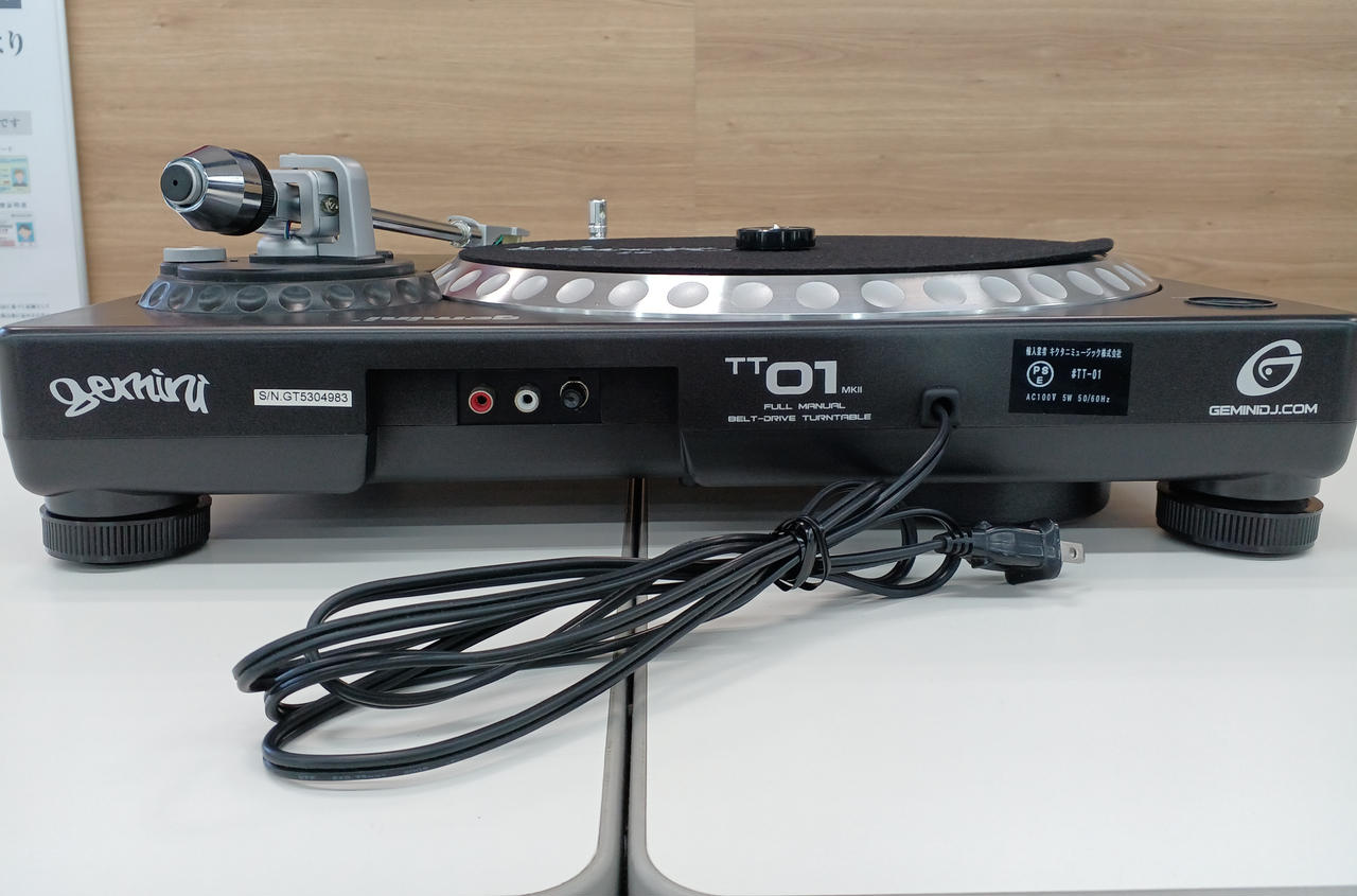 ジェミニ　gemini TT02 ターンテーブル ２つ Gemini TT-02 | DJ Turntables | DJ Equipments | 123dj.com