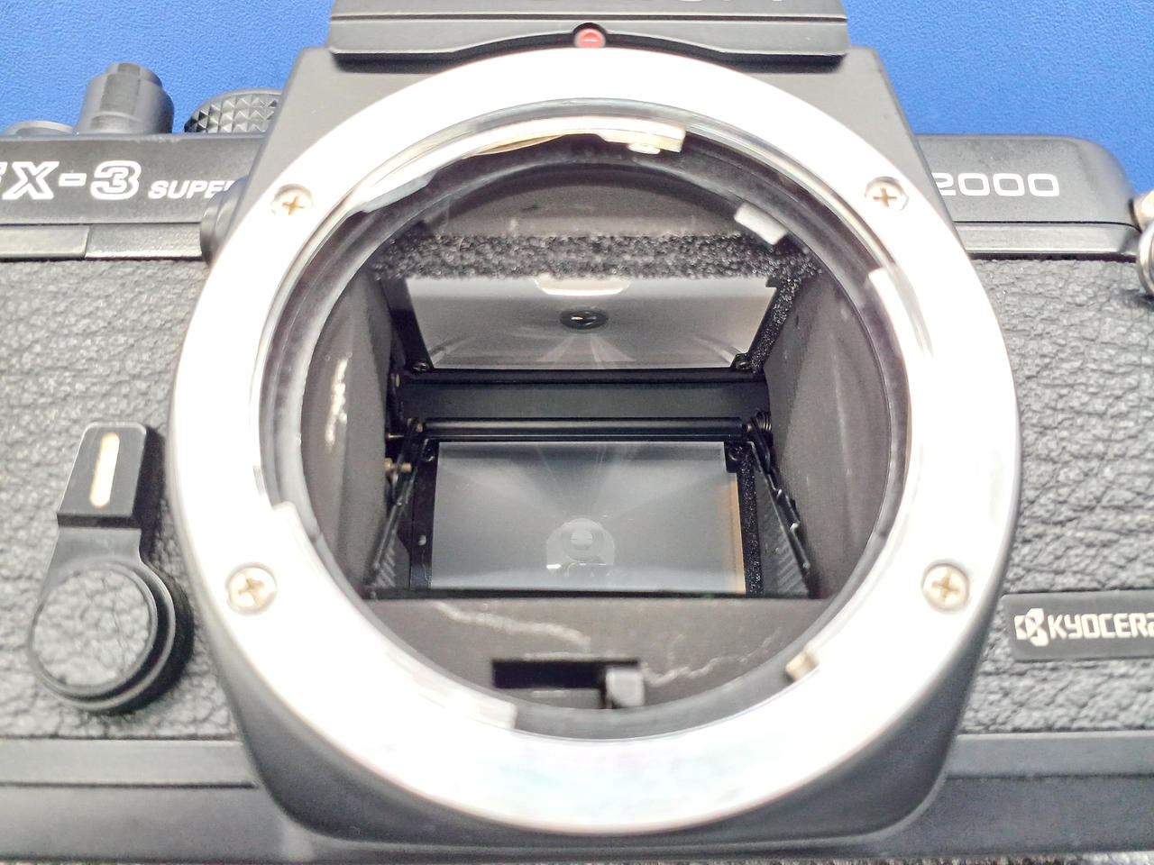 「実写確認整備品」ヤシカFX3Super／ML28mmf2.8フードP-F付 実写確認整備品」ヤシカFX3Super／ML28mmf2.8フードP-F付