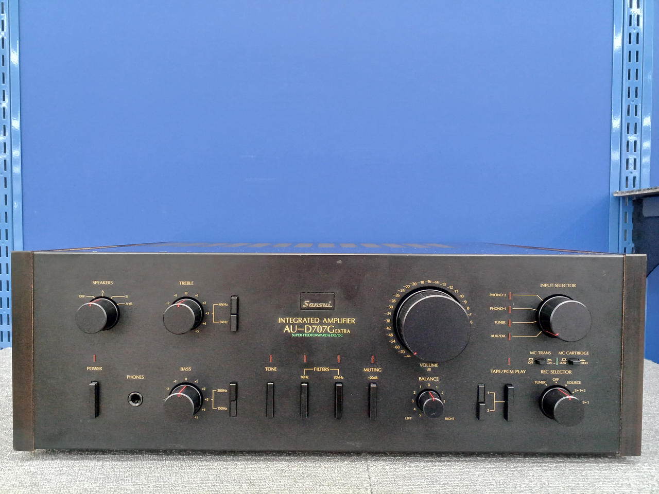 SANSUI　AU-D7 プリメインアンプ　メンテナンス済 Yahoo!オークション - SANSUI プリメインアンプ AU-D7【修理