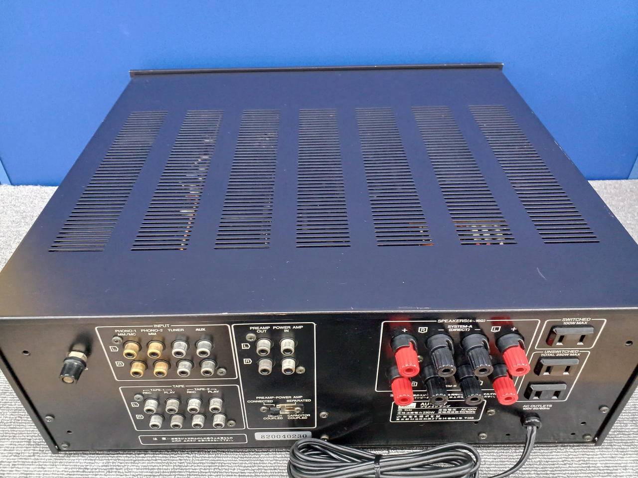 SANSUI 　プリメインアンプ　AU-α205【稼働品／取説有】 m75114751204_1.jpg?1722302104