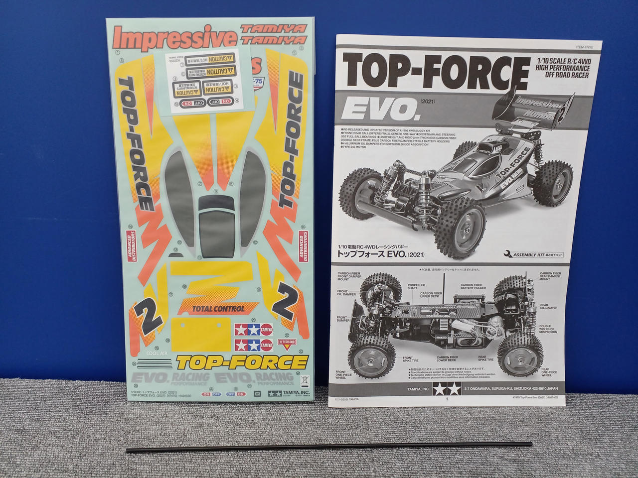 未組立 タミヤ 1/10 RC トップフォース EVO.（2021） タミヤ RC特別企画商品 1/10RC トップフォース EVO. (2021) | タミヤ