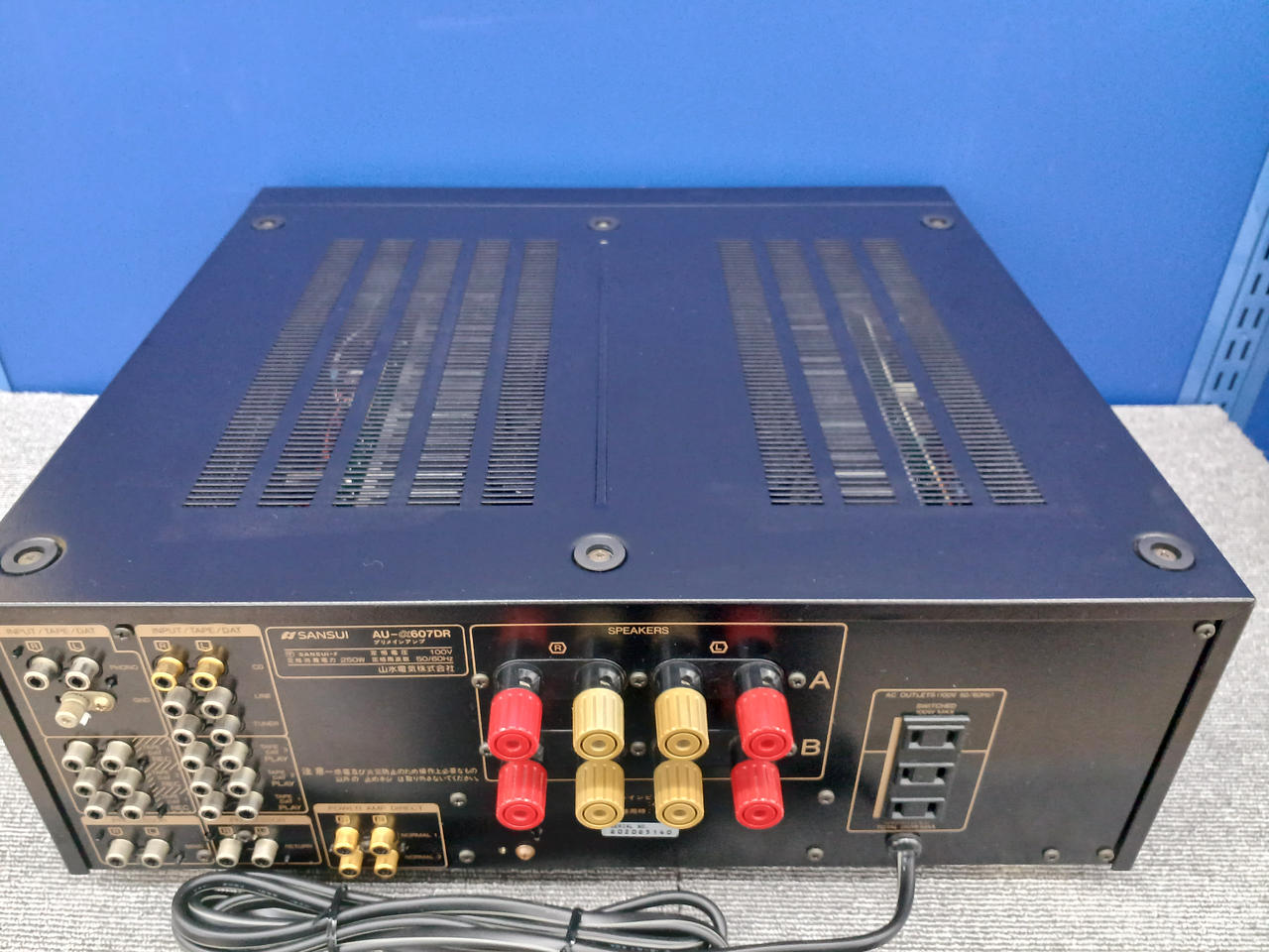 SANSUI　 サンスイ AU-α507 　プリメインアンプ　整備品　547 Sansui AU-α507 サンスイ プリメインアンプ 音声確認済 一部難