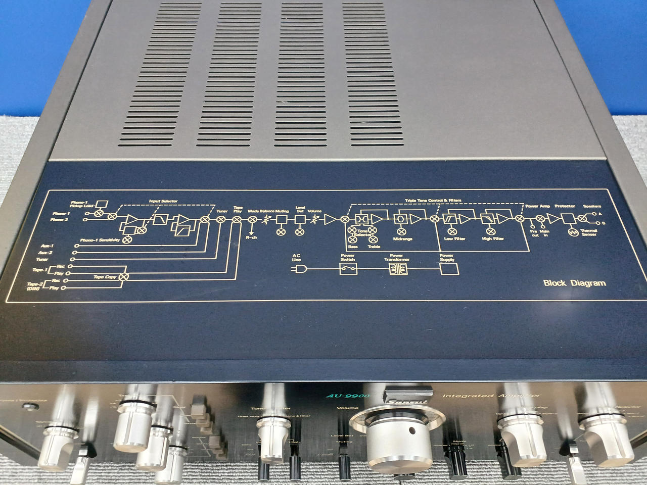 SANSUI プリメインアンプ AU-9900 サンスイ AU－9900型 プリメインアンプ（紹介）