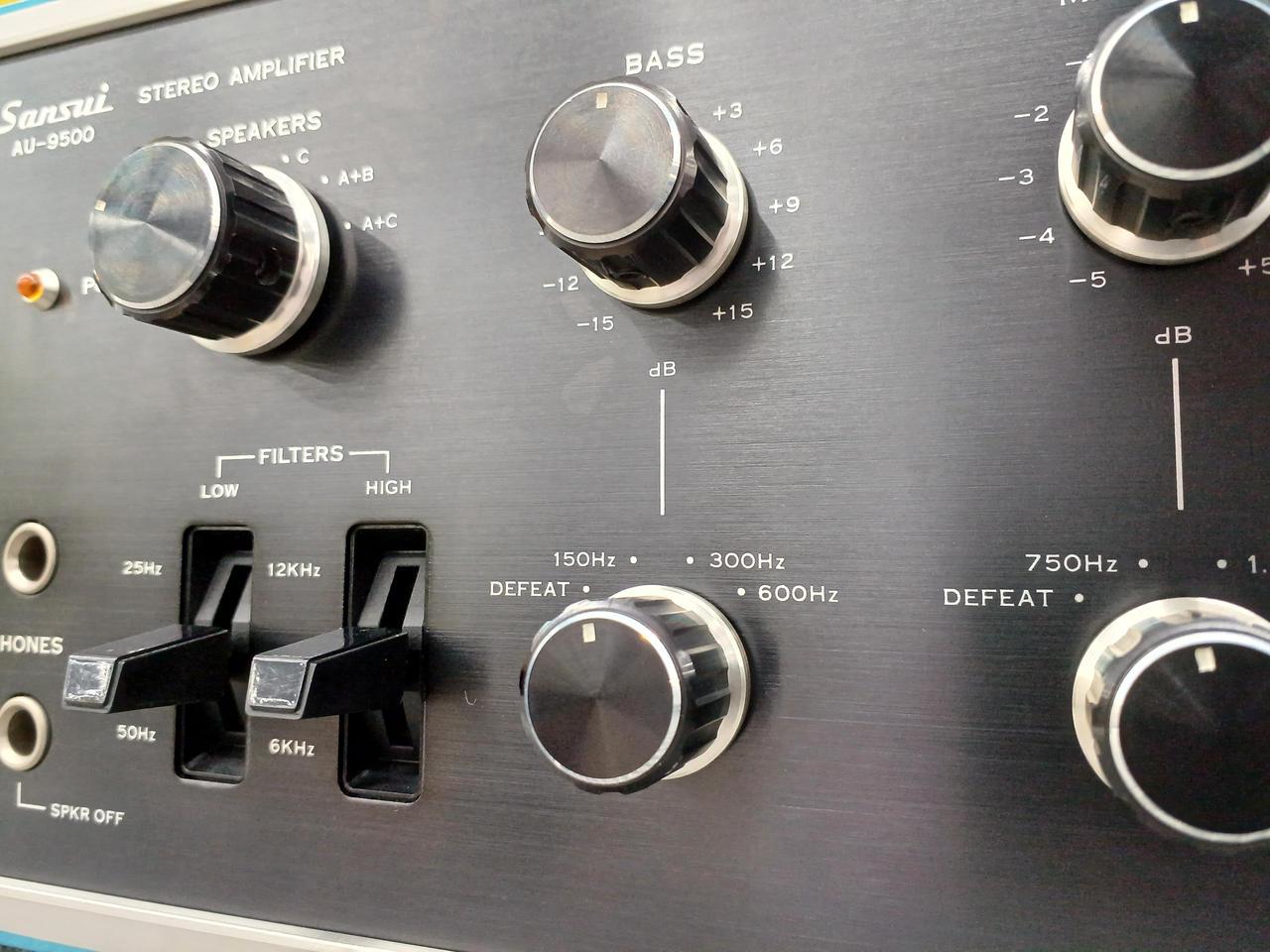 SANSUI　au-9500 プリメインアンプ　オーバーホール、チューンナップ済 SANSUI au-9500 プリメインアンプ オーバーホール