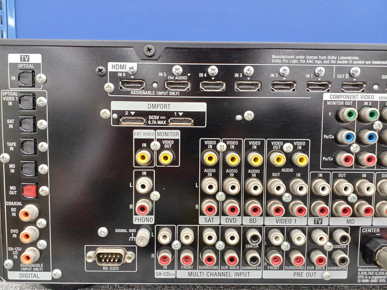 SONY AVアンプ TA-DA5500ES TA-DA5500ES 商品の写真 | コンポーネントオーディオ | ソニー