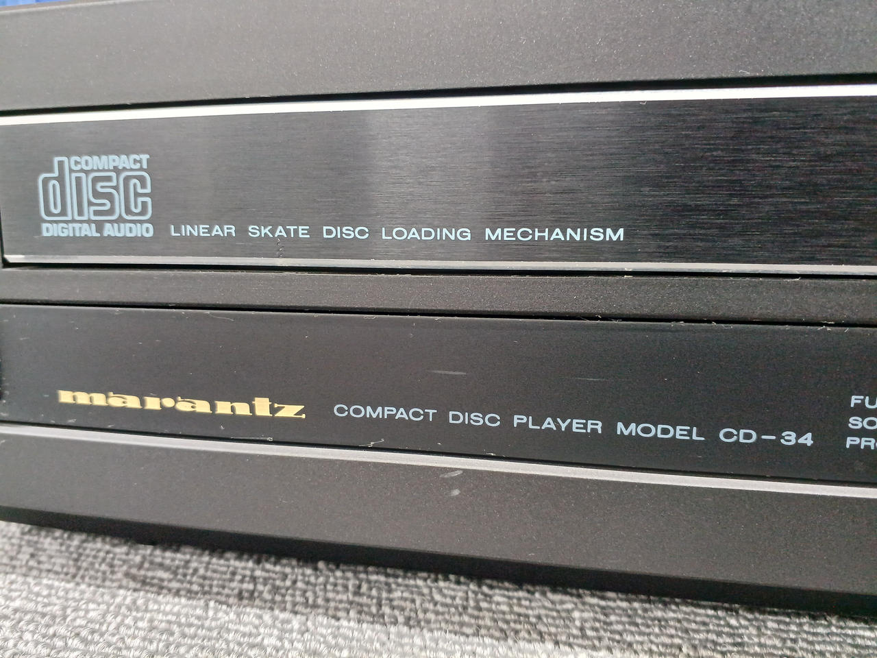 MARANTZ マランツ/CDプレーヤー/CD-34/000554/Bランク/75【中古】 MARANTZ マランツ/CDプレーヤー/CD-34/000554/Bランク/75【中古