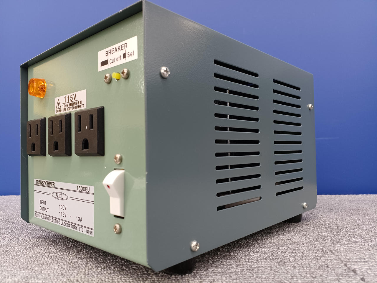 SEL　SU-1000TN　昇圧トランス　中古品　50/60Hz　インプット100V　アウトプット120V　【ハンズクラフト宜野湾店】 SUGANO|昇圧トランス|【ハードオフ公式通販】オフモール|2014510000001951