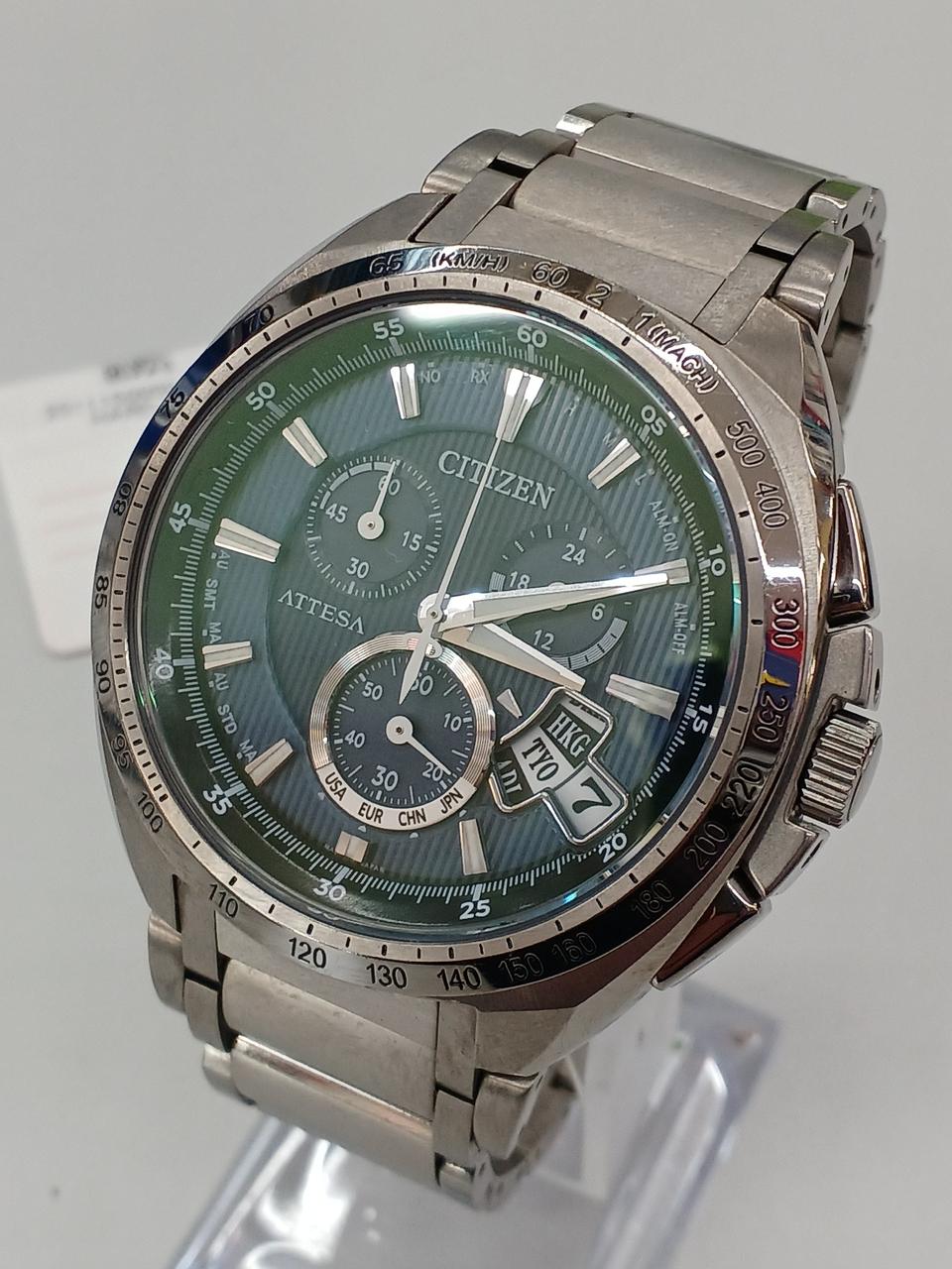 CITIZEN 型番：GN-4W-S12G 電波ソーラークォーツ・アナログ腕時計