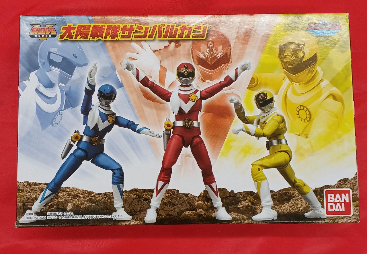 【未開封品】　スーパーミニプラ　SHODO SUPER　サンバルカン　3点セット SHODO SUPER 太陽戦隊サンバルカン【プレミアムバンダイ限定
