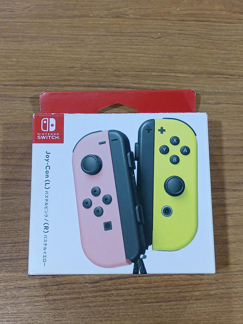 【新品】任天堂　純正品　正規品　ジョイコン左右　パステルピンク　パステルグリーン Switch ジョイコン パステルピンク 左右 純正品 新品】任天堂 純正品