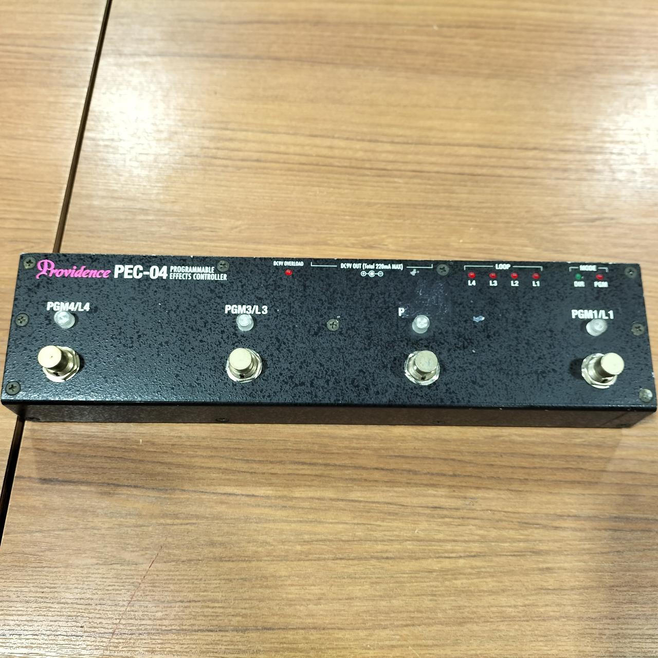 Providence PEC-04 プログラマブルエフェクトコントローラー Providence PEC-4V (PEC4V) PROGRAMMABLE EFFECTS CONTROLLER