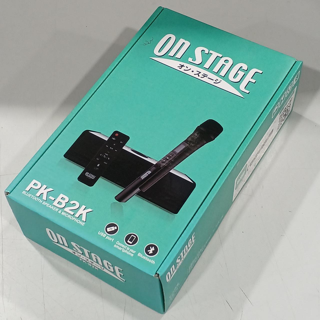ON STAGE PK-B2K Bluetoothスピーカー・マイク ブルートゥースカラオケスピーカー オンステージ PKB2K｜の通販は