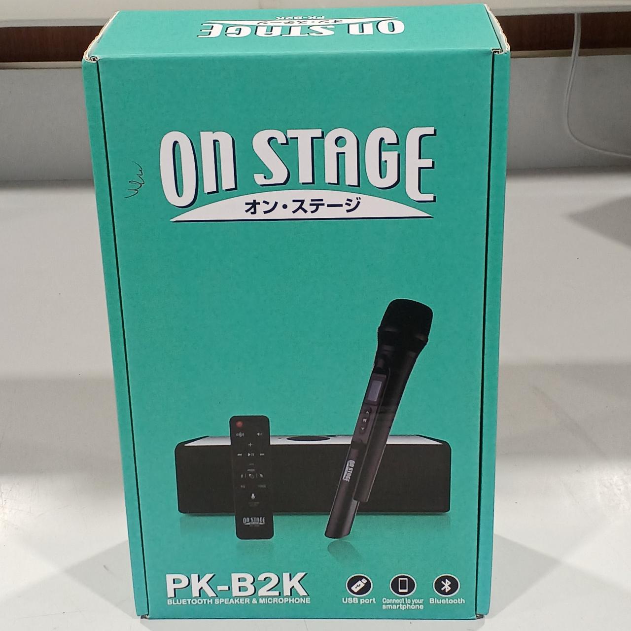 ON STAGE PK-B2K Bluetoothカラオケスピーカー 佐藤商事 オンステージ Bluetooth対応 カラオケスピーカー ワイヤレス