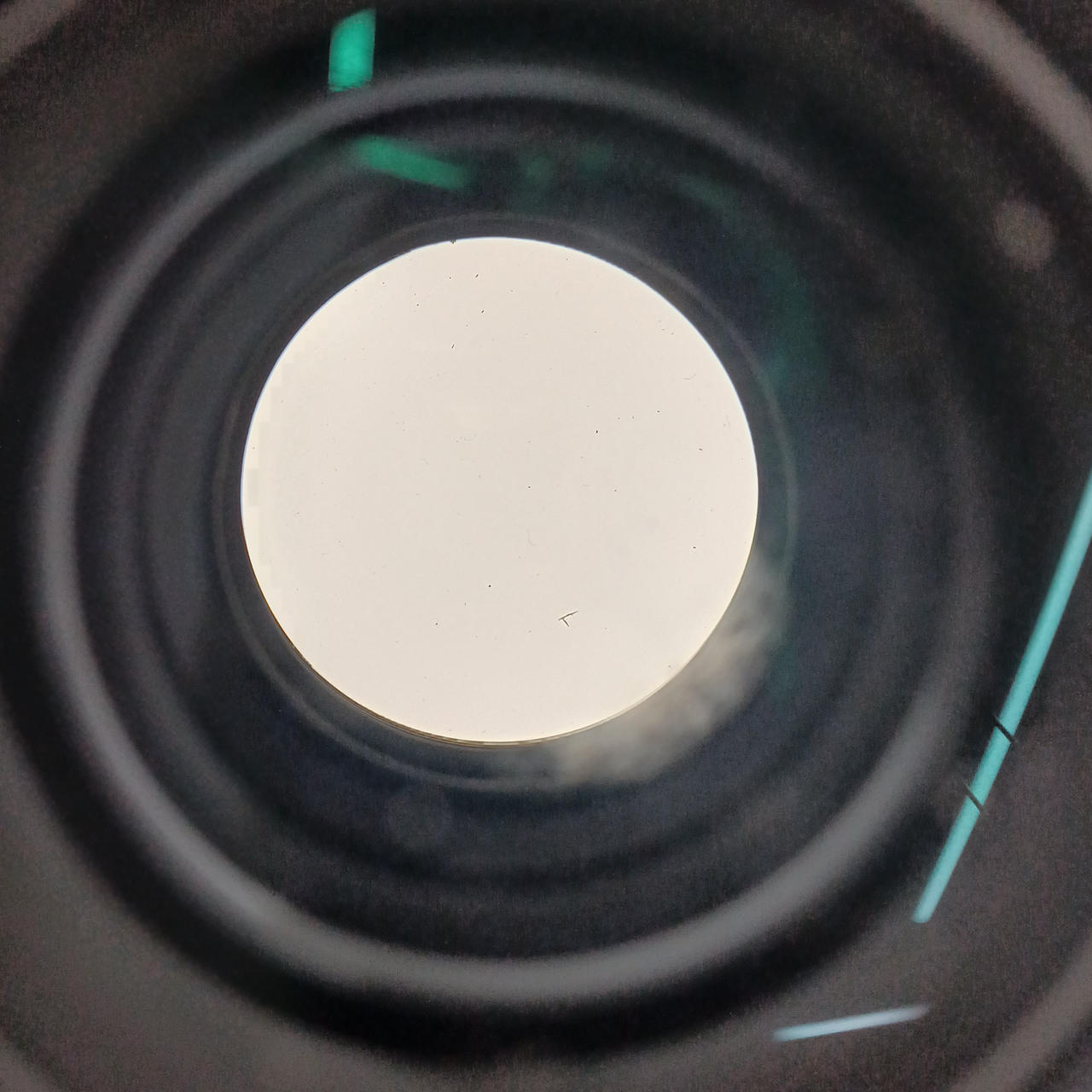 レンズ内にカビが発生しています。