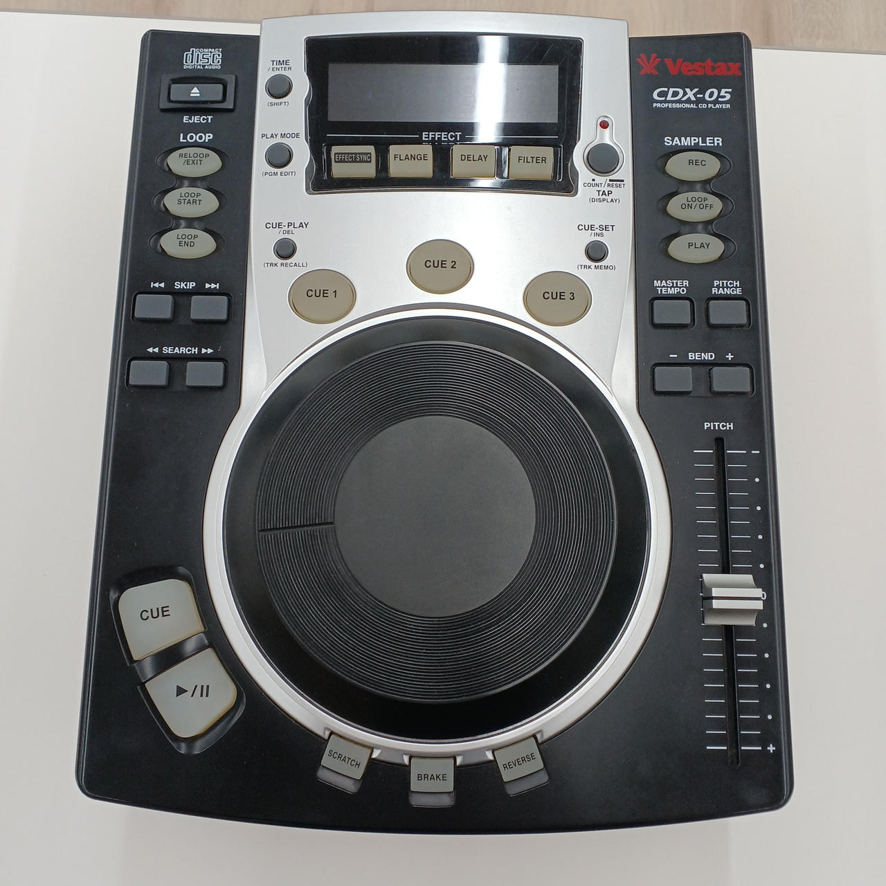 Vestax CD-07 CDJコントローラー 日本製 ビンテージ機器 ブラック Vestax CD-07 CDJコントローラー 日本製 ビンテージ機器 ブラック