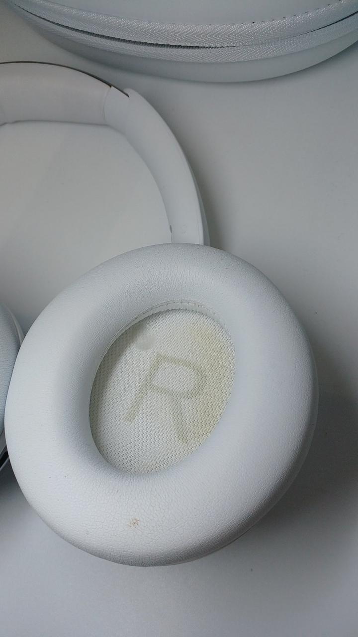 イヤーパット内変色・異物あり