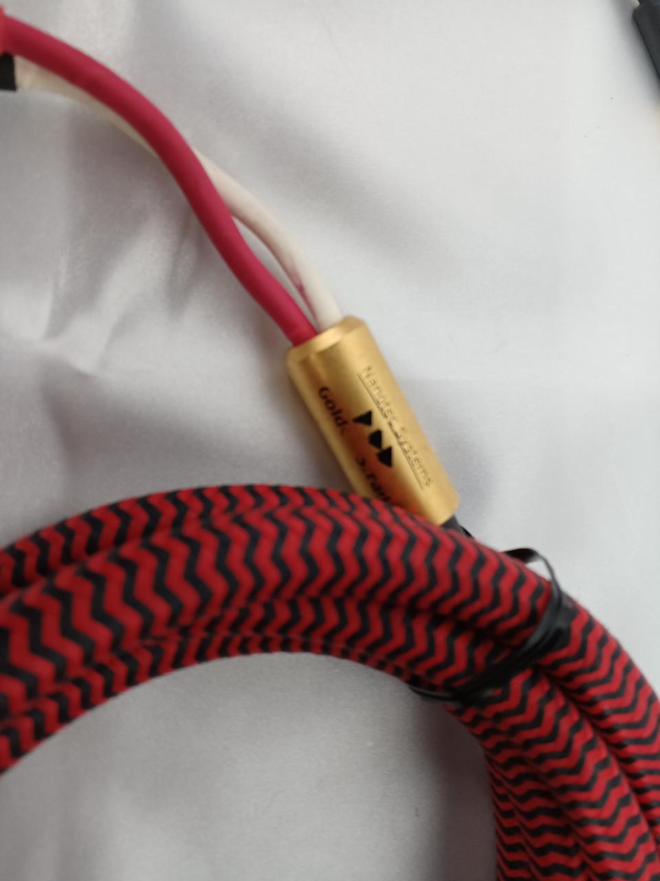 t*o様 Nanotec Systems スピーカーケーブル 2本 2m NANOTEC SYSTEMS|スピーカーケーブル(ペア)|【ハードオフ公式通販