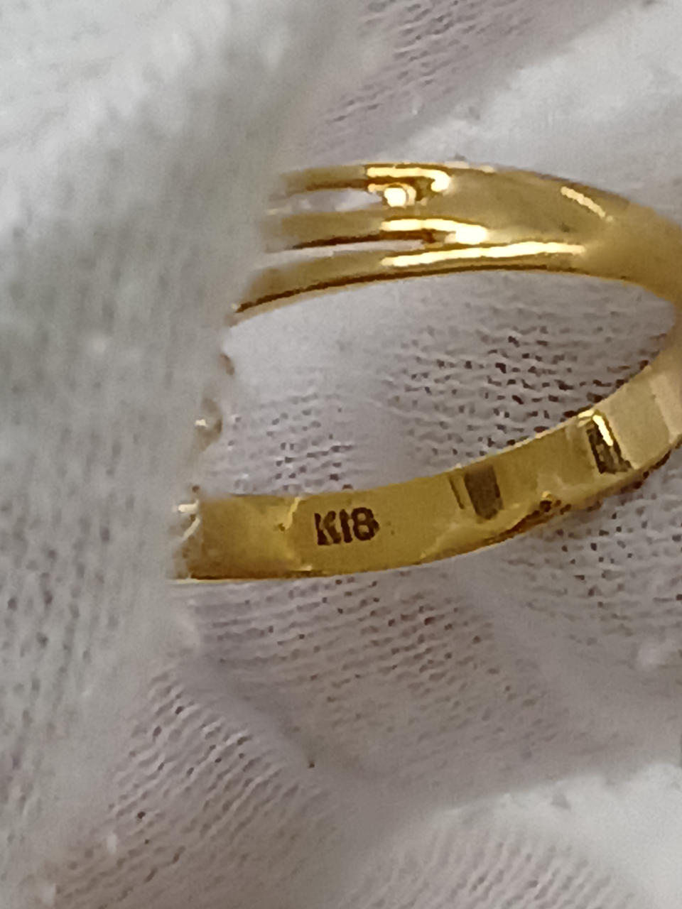 K18 刻印あり。