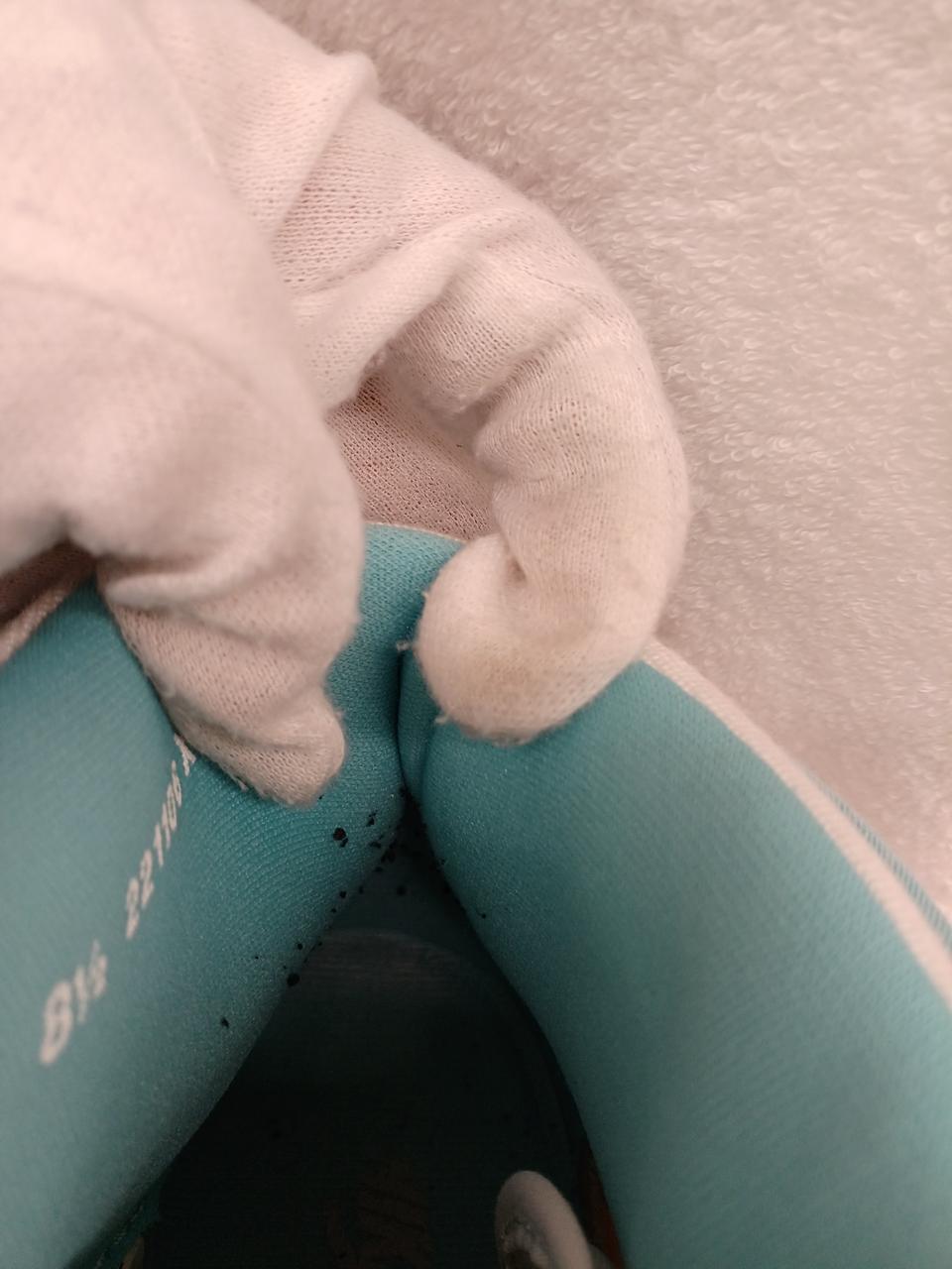 かかと部分、毛玉あり