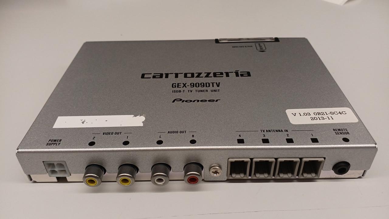 Pioneer GEX-909DTV TVチューナー Amazon | パイオニア カロッツェリア ワンセグ・地デジチューナー GEX