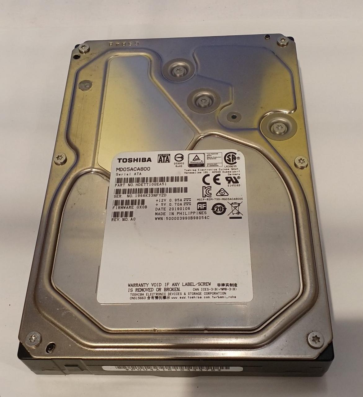 ジャンク　TOSHIBA MD05ACA800 内蔵型ハードディスクドライブ TOSHIBA|HDD|【ハードオフ公式通販】オフモール|2014610000002581