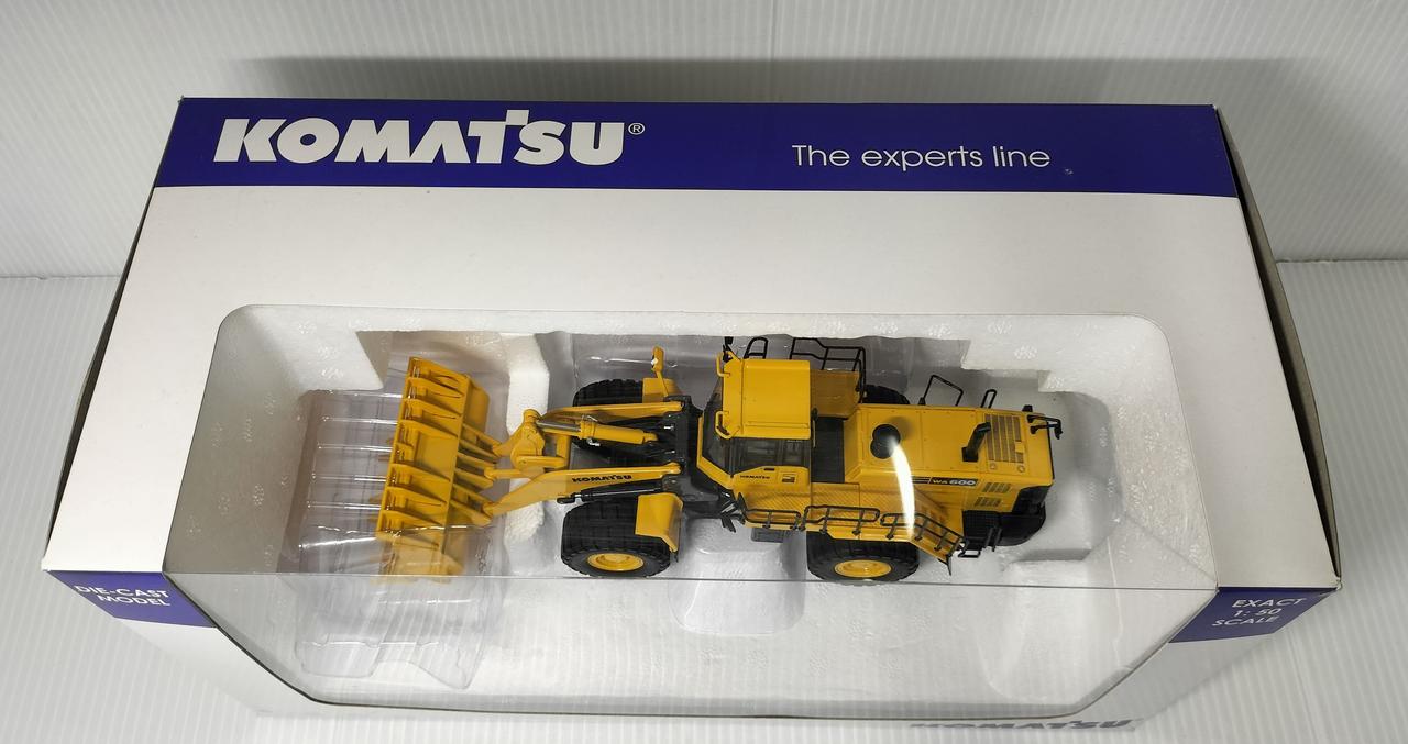 コマツ　WA600 ホイールローダー　1/50  未展示品 Yahoo!オークション - 未使用 KOMATSU コマツWA600-3ホイール