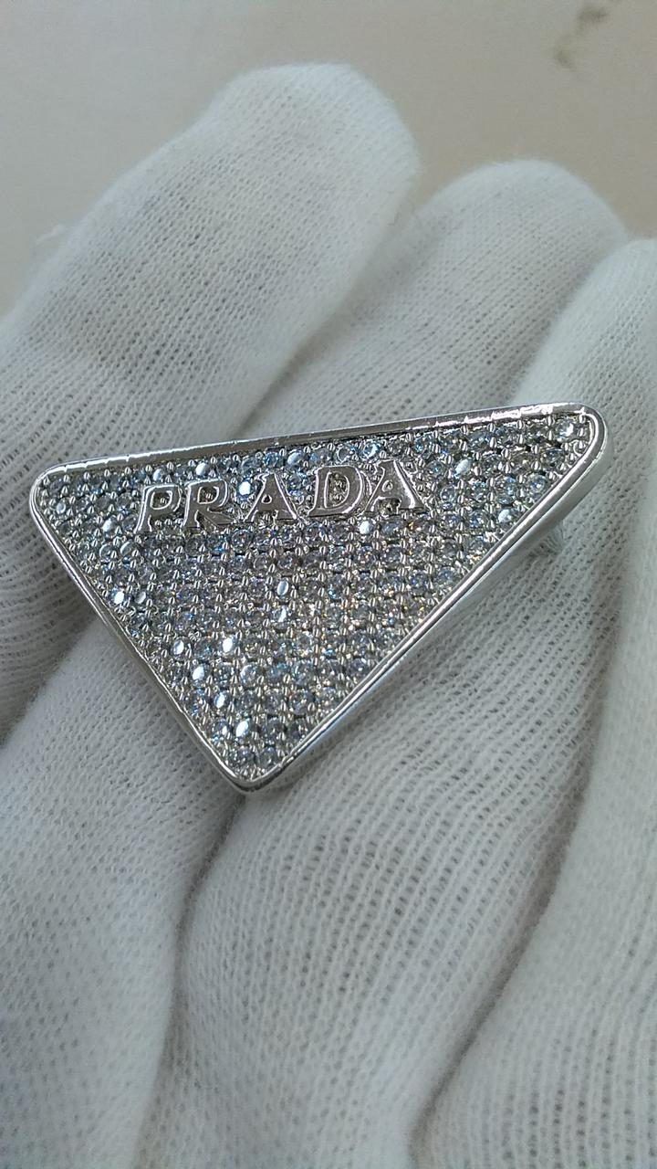 PRADAブローチ正規品(購入履歴あり) 美品 正規品 PRADA プラダ ブローチ ブラック - メルカリ