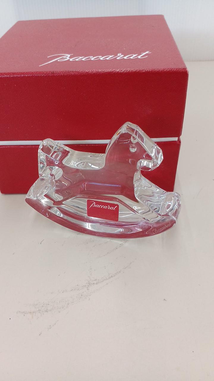 新品未使用品‼️baccarat バカラ置物 ペーパーウエイト ロッキングホース バカラ(BACCARAT)|ロッキングホース|HARDOFFオフモール(オフモ
