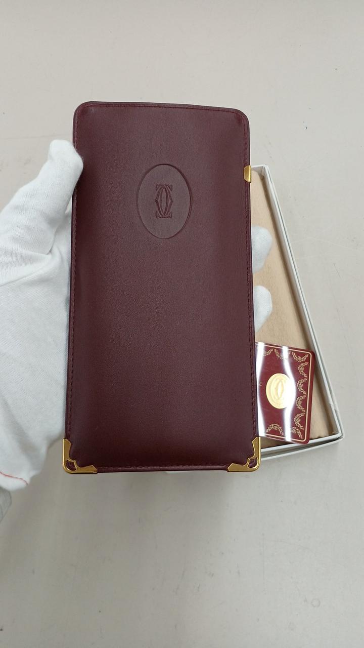 カルティエ　Cartier メガネケース　箱、カード付き！ カルティエ Cartier メガネケース 眼鏡 めがね マストライン