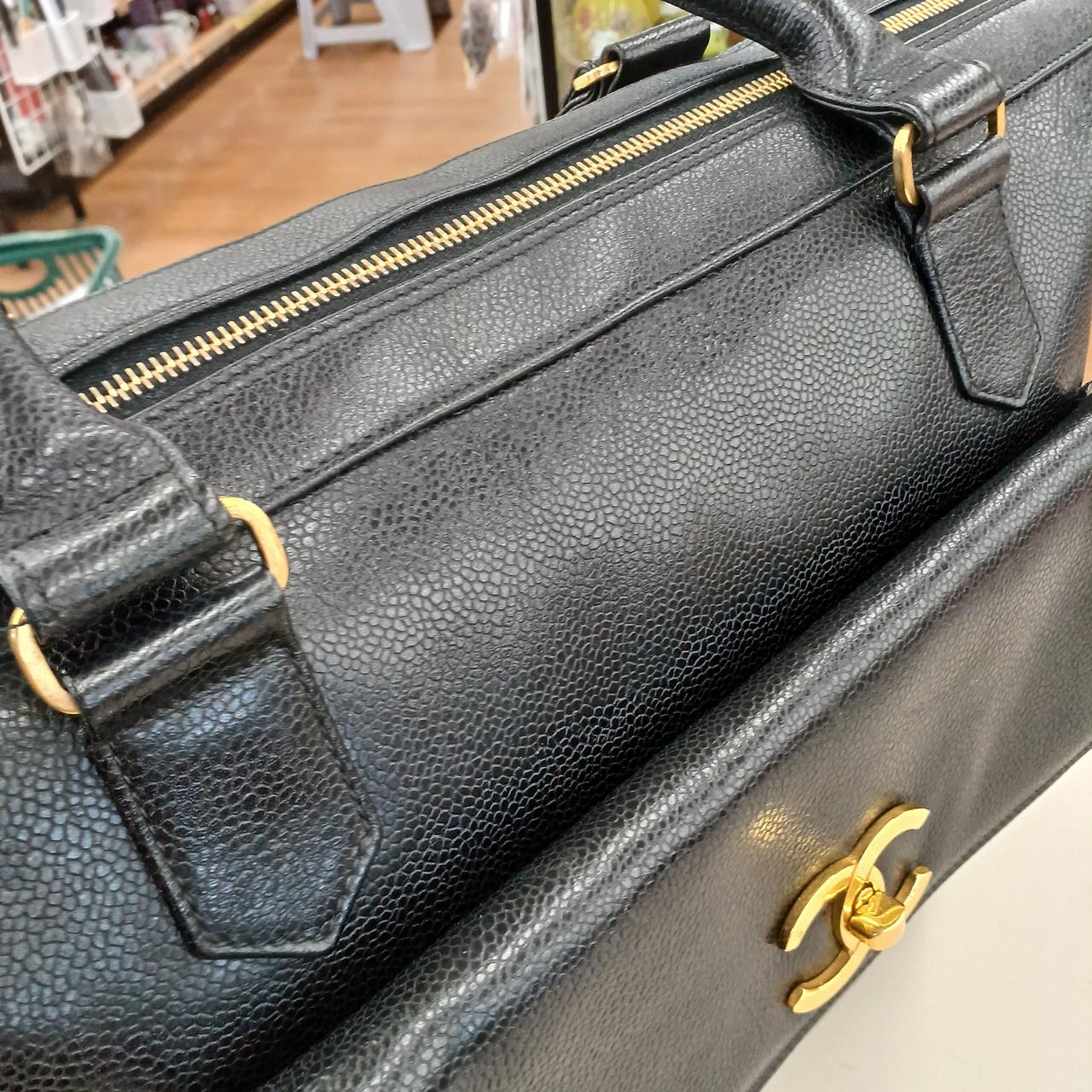 シャネル新品コココード  特別限定 入手困難レア 完売 未開封 ブラシ付き CHANEL シャネル コココクーン トートバッグ レザー ブラック 13