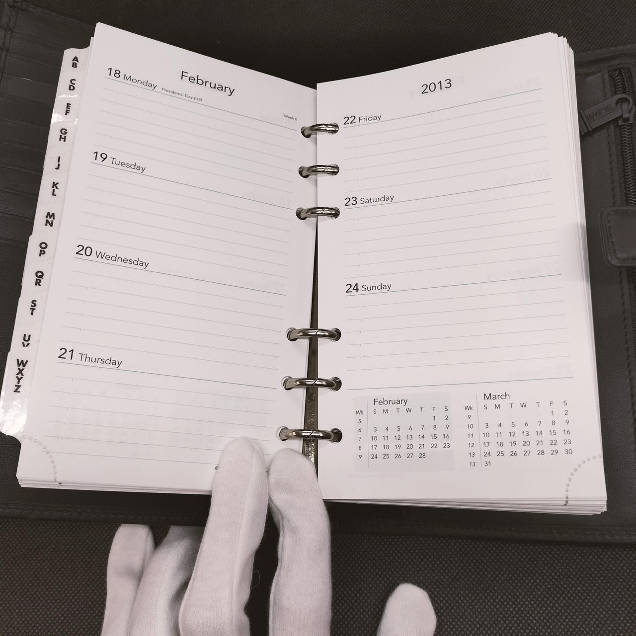 2013年のカレンダーです。