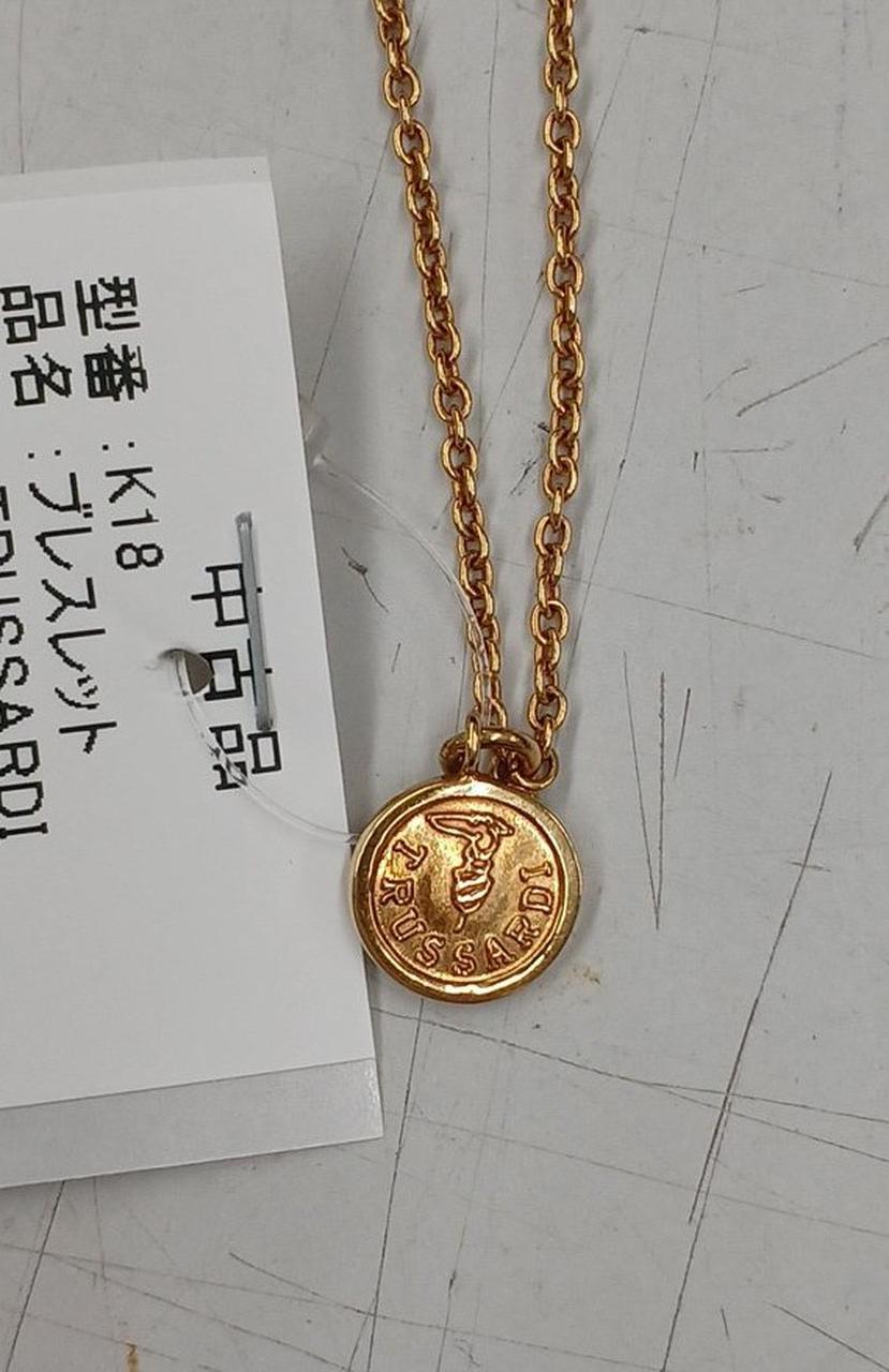 TRUSSARDI トラサルディ　ブレスレット　シルバー 925 18金　K18 2025年最新】trussardi K18の人気アイテム - メルカリ