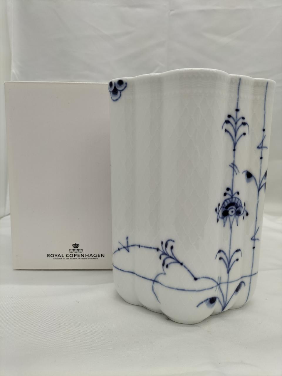 ROYAL COPENHAGEN|ブルーパルメッテ フラワーベース|【ハードオフ公式