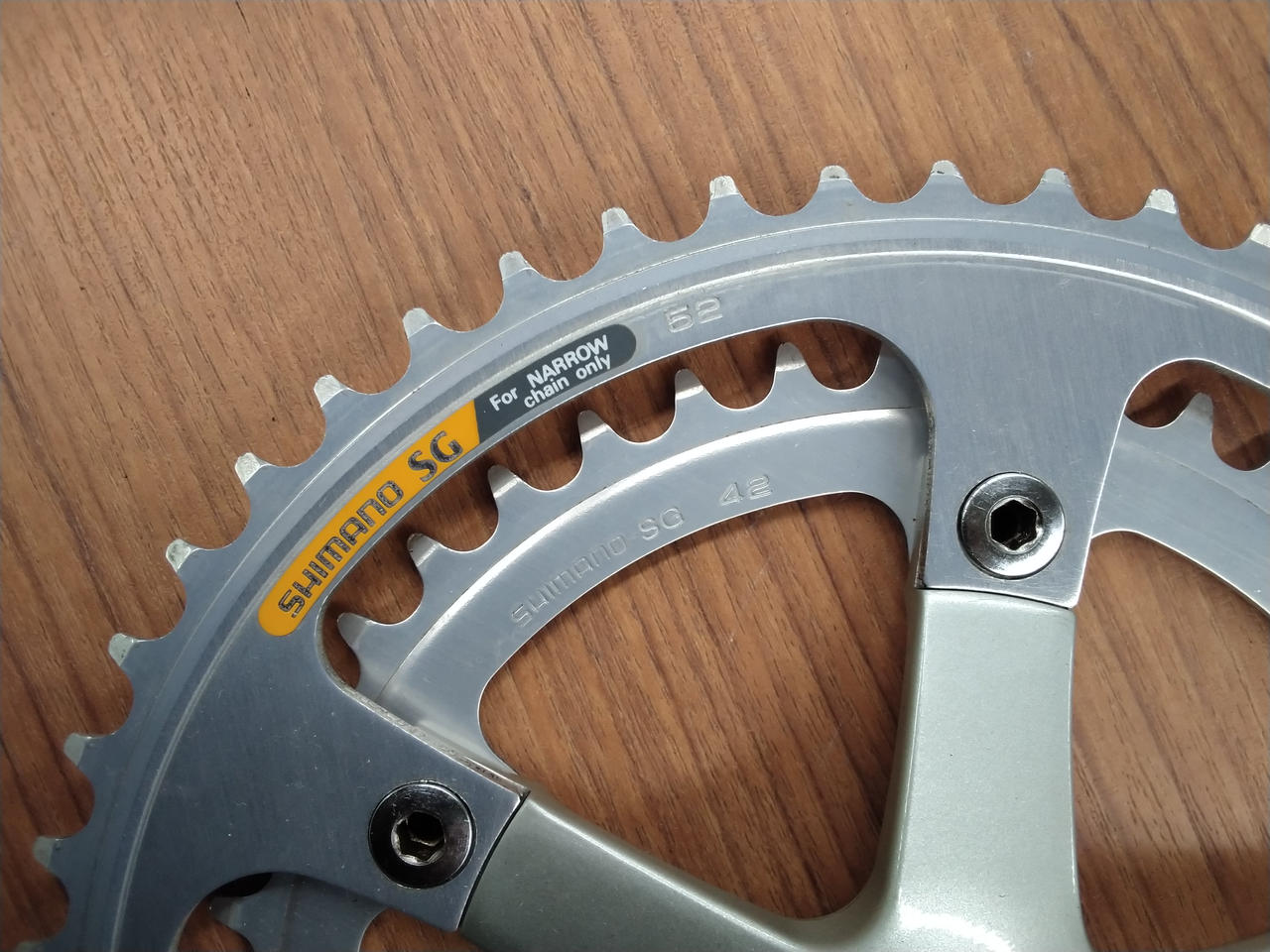 カンパニョーロ 佳 レコード クランクセット 52/42 172.5mm