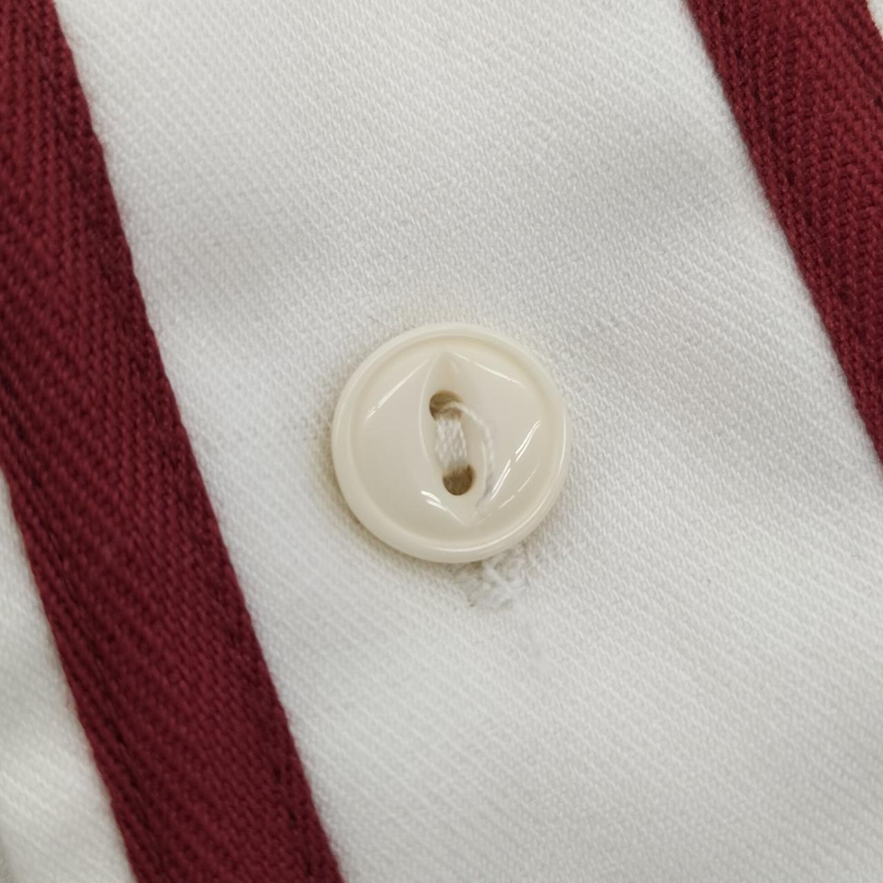 ボタン糸ほつれあり