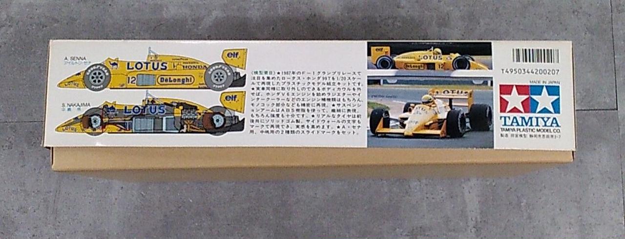 値下げ！タミヤ ロータス・ホンダ 99T 1/20 タミヤ 1/20「ロータスホンダ 99T」プラモデル制作記＆完成写真