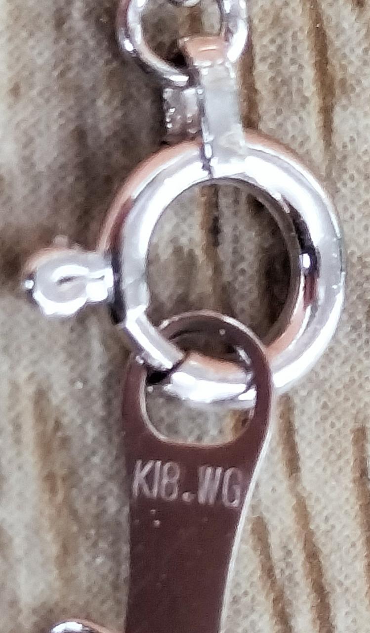 k18WG の刻印あります