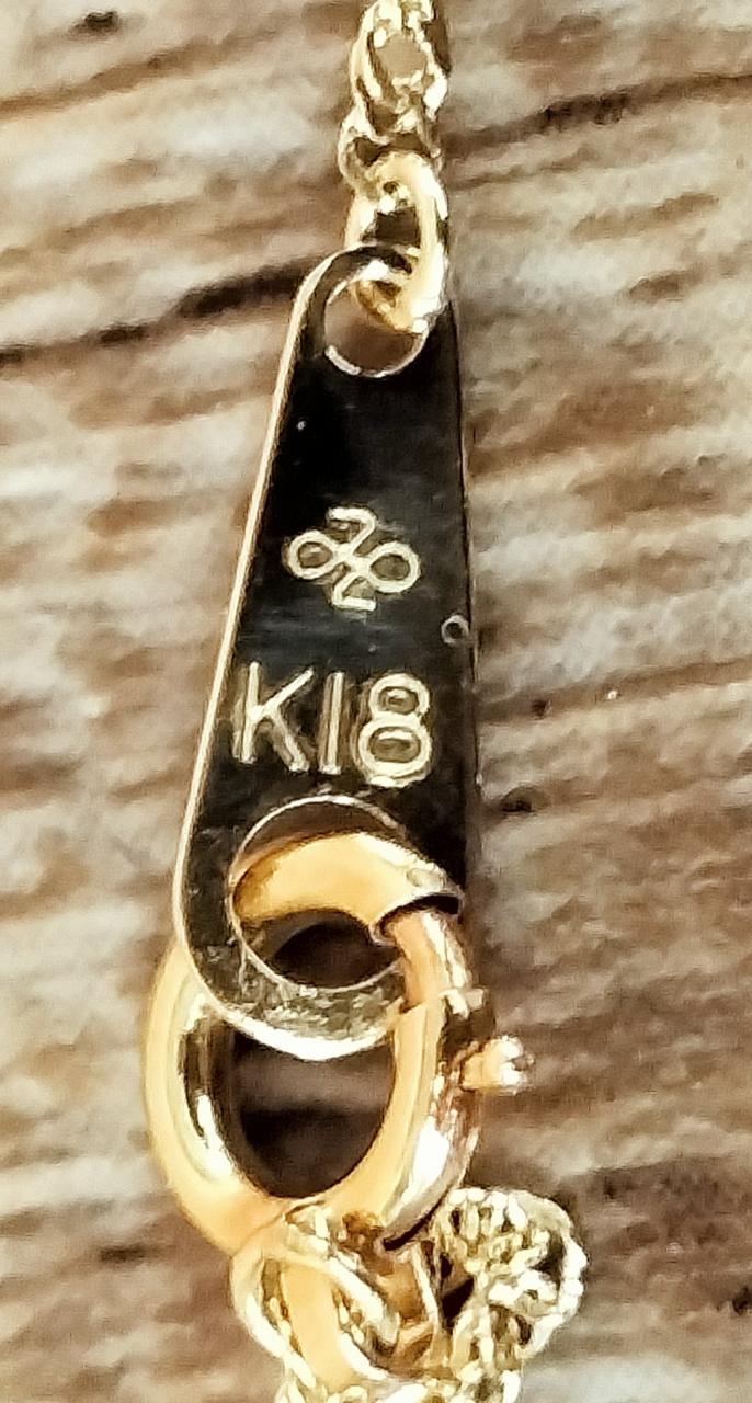 k18 の刻印あります